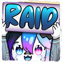 A static emote of K4RM0BUDDY raid, it's very cute.